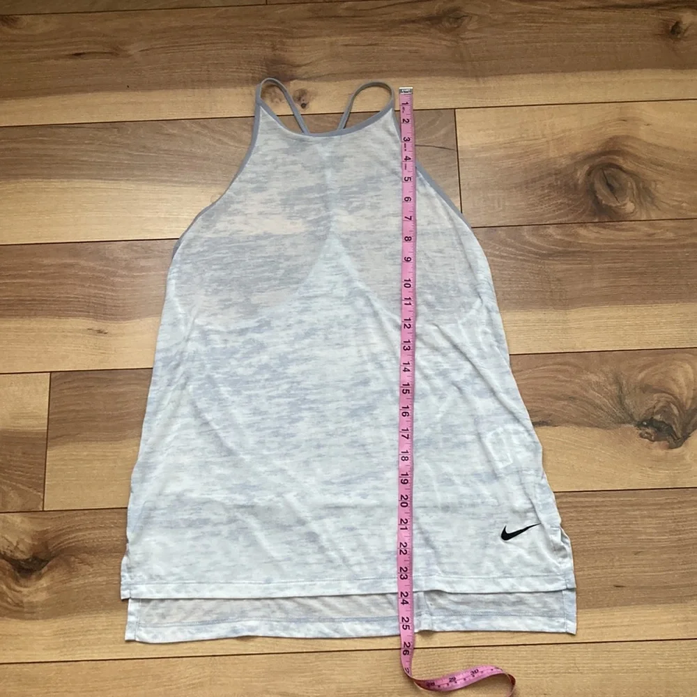 Nike Semi Sheer Racer Back Tank Top. Size S